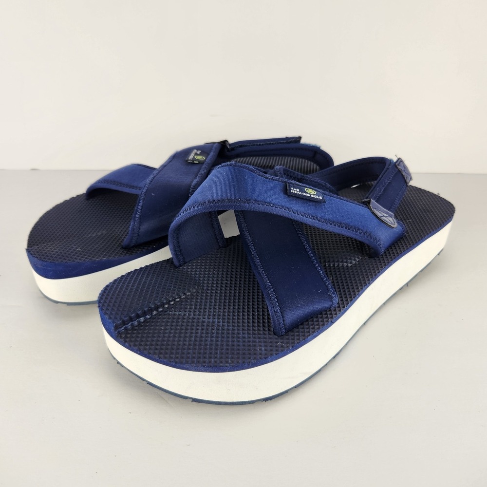 The‎ Healing Sole Women's Plantar Fasciitis Treatment Flip Flops Size W10/M8.5